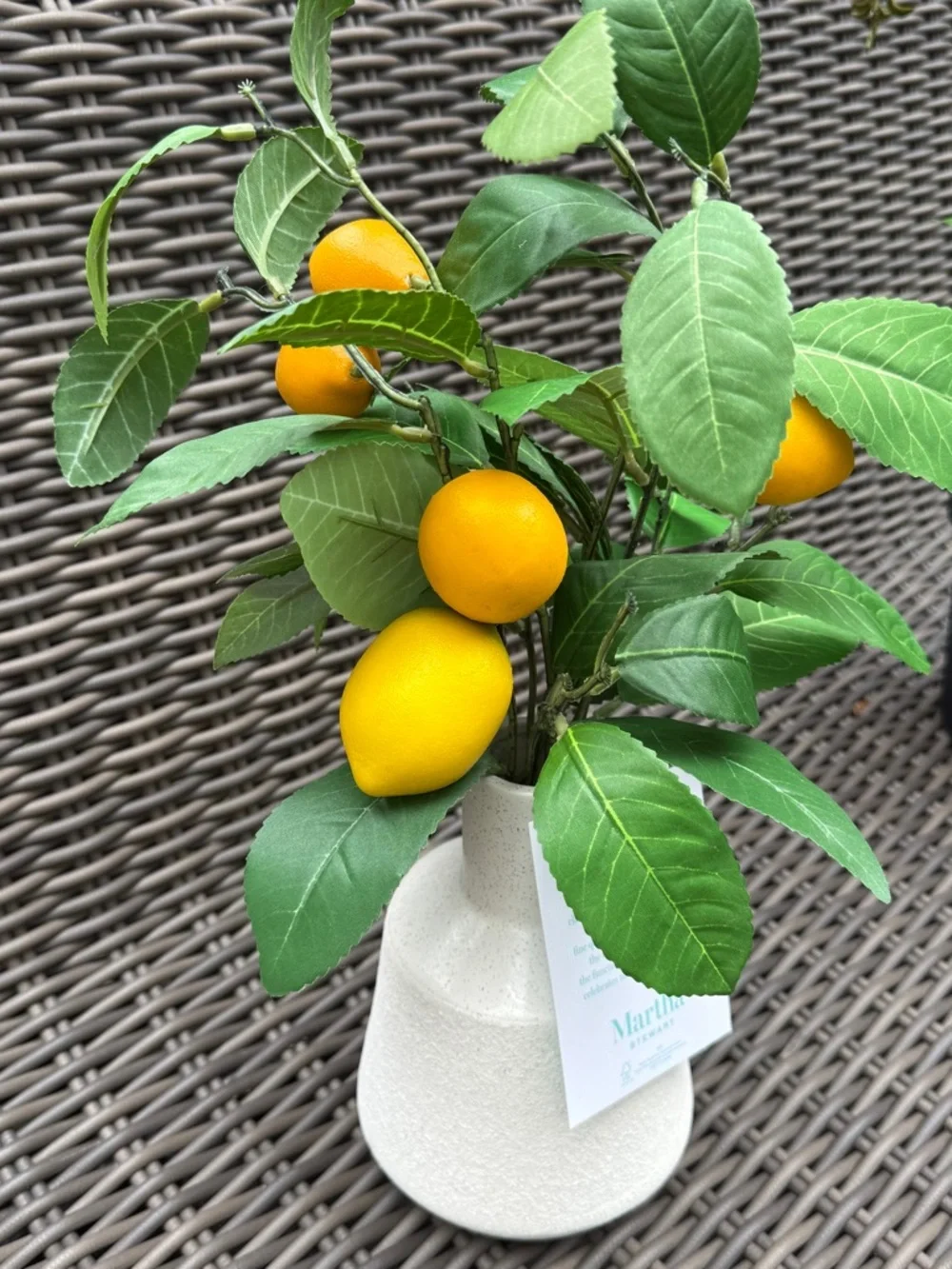 Martha Stewart Artificial Lemon Tree - NWT
